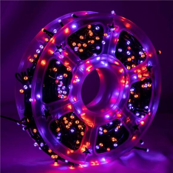 164FT 500 LED Halloween Lights, 8 Modes Waterproof Plug in String Lights - Picture 4 of 8